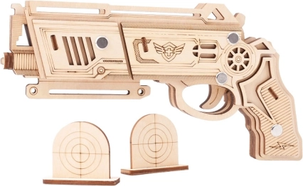 Puzzle 3D en bois Arme à élastiques Falcon