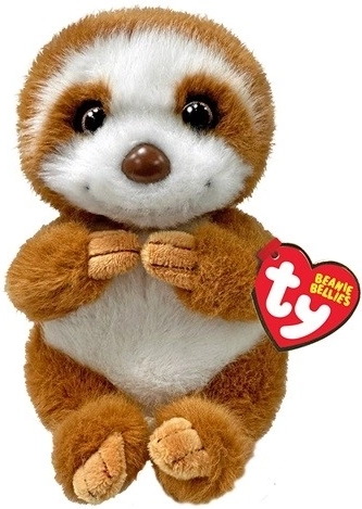 paresseux en peluche marron 15 cm