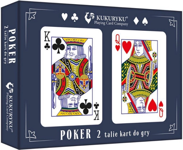 Set de cartes de poker – 2 jeux