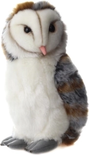 Chouette Effraie en Peluche 27 cm