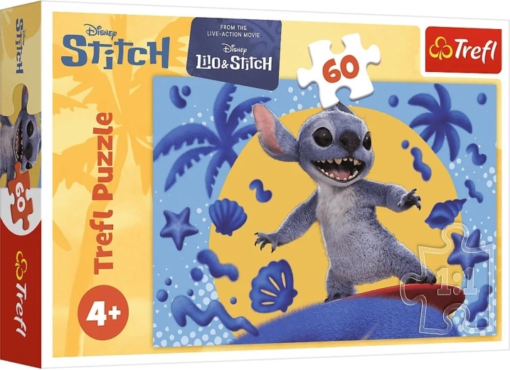 puzzle avec stitch 60 pièces