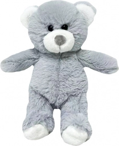 Ourson en peluche Oluś 15 cm gris