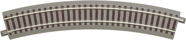 Roco geoLINE voie courbe R3 avec ballast