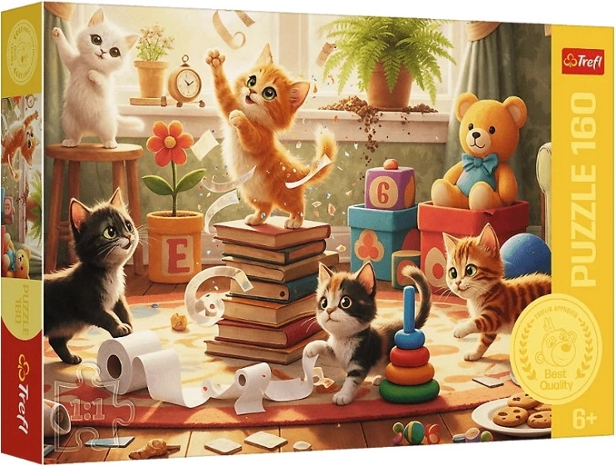 Puzzle Trefl Bêtises de chats 160 pièces