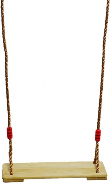 Balançoire en bois planche