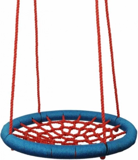 Woody anneau de balançoire rouge‑bleu, diamètre 100 cm