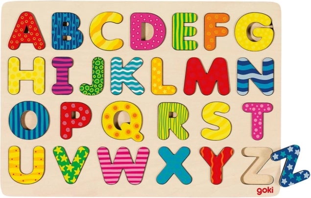 Puzzle alphabet Goki – lettres majuscules