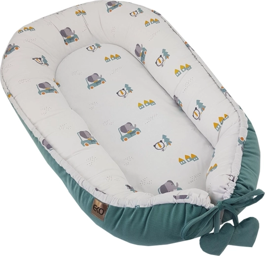 Cocon bébé EKO en velours Cars 90 × 60 cm