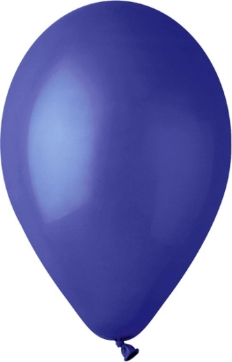 Ballons pastels 25 cm – bleu foncé