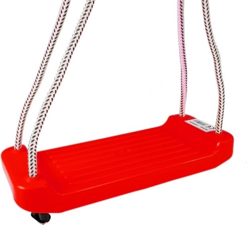 Balançoire de jardin en plastique – siège rouge