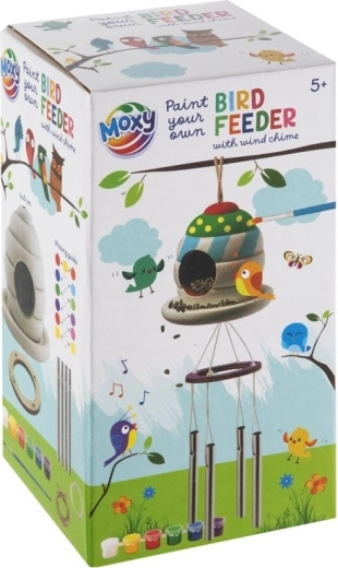 Moxy mangeoire pour oiseaux avec carillon – kit créatif de peinture