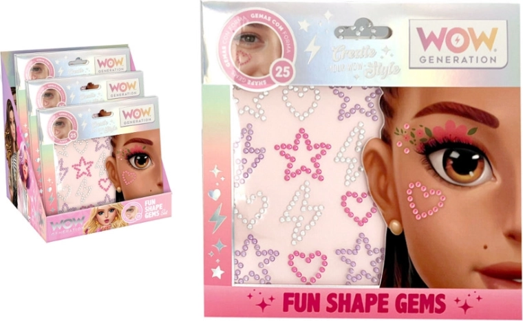 Wow Generation strass décoratifs autocollants pour le visage