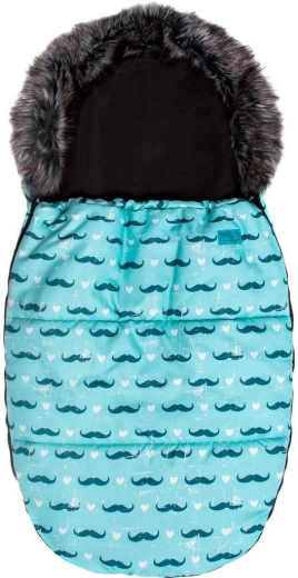 Chancelière d’hiver de luxe pour enfant Belisima Moustache