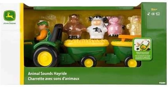 Tomy John Deere tracteur sonore avec animaux