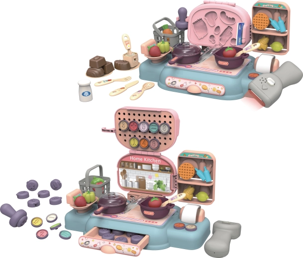 Pâte à modeler – cuisine et caisse enregistreuse pour enfants avec accessoires, 64 pièces