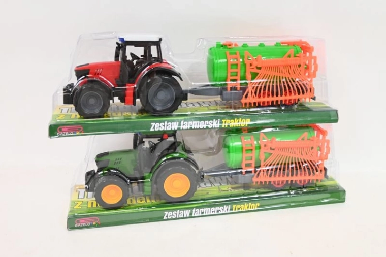 Tracteur avec machine agricole