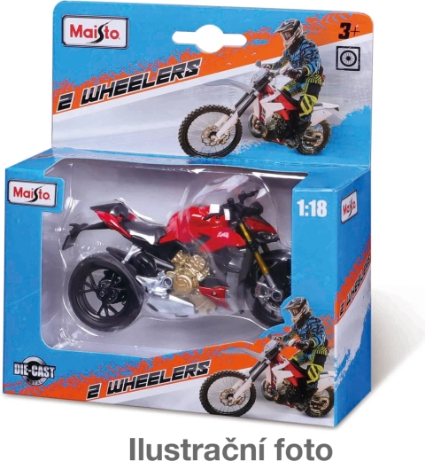 Modèle réduit de moto en métal Maisto Wheelers 1:18