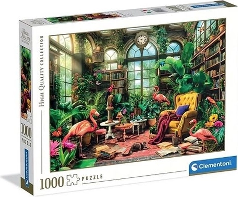 Puzzle Clementoni 1000 pièces The Greenhouse Library