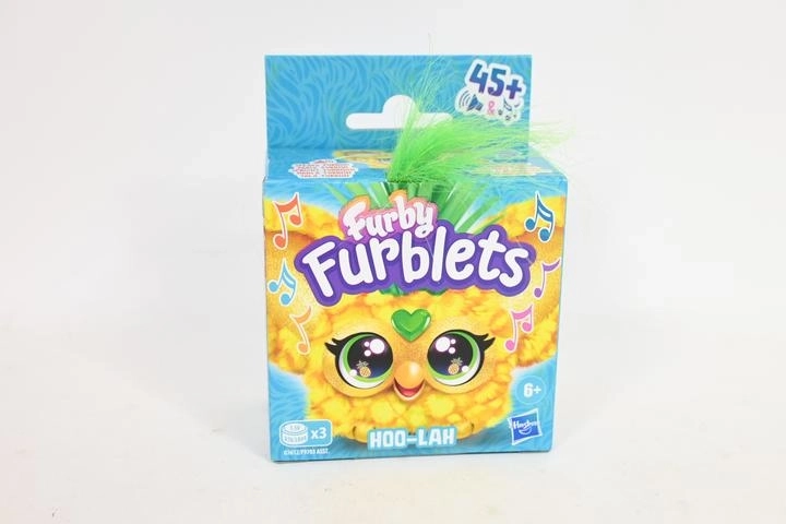 Furby Furblets Hoo-Lah mini peluche interactive avec clip