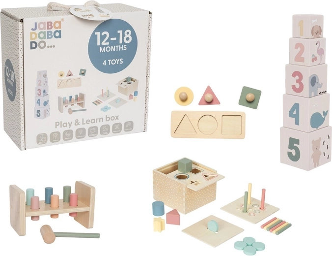 Jabadabado boîte jeu et apprentissage 12–18 mois