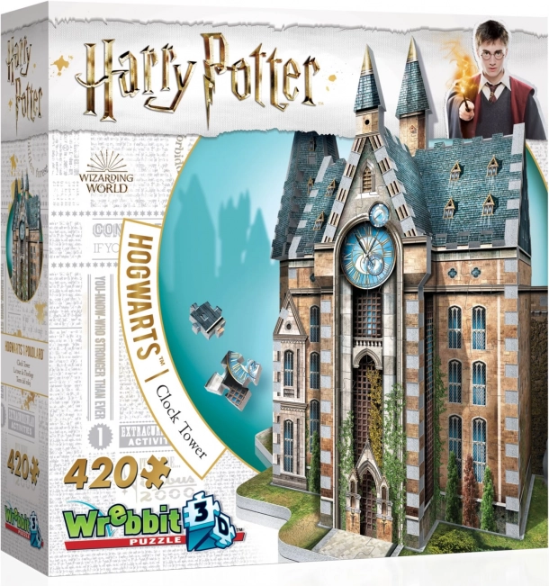 Wrebbit puzzle 3D Harry Potter Poudlard – Tour de l’Horloge, 420 pièces