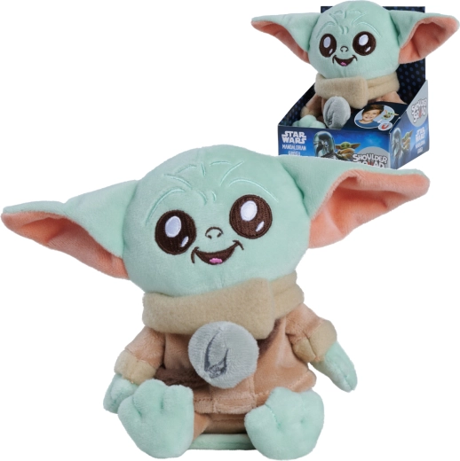 Peluche Grogu STAR WARS The Mandalorian Shoulder Squad 12 cm