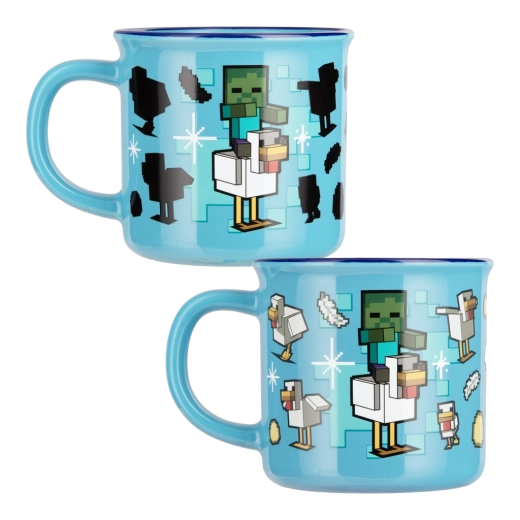 Mug thermoréactif MINECRAFT Chicken Jockey