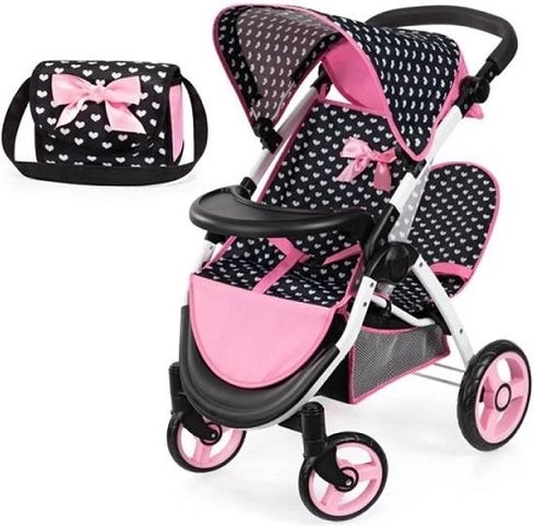 Poussette pour poupées Bayer Twin Star pour jumeaux