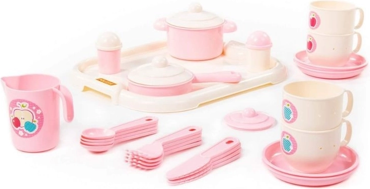 Service de vaisselle avec plateau – 29 pièces