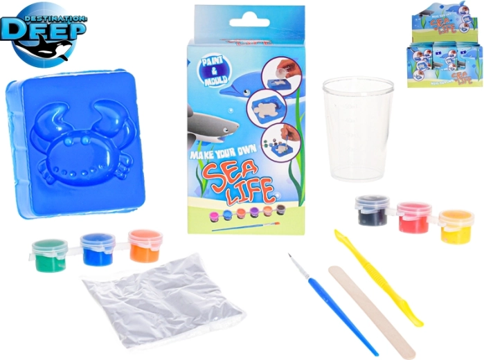 Destination Deep kit de fabrication d’animaux marins avec accessoires, 12 pcs