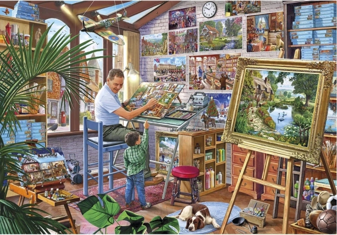 Puzzle œuvre d’art – 2000 pièces GIBSONS