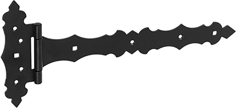 Charnière décorative 300 × 30 × 170 × 2,5 mm – noire
