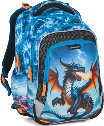 Bagmaster Lumi 26 D sac à dos scolaire dragon