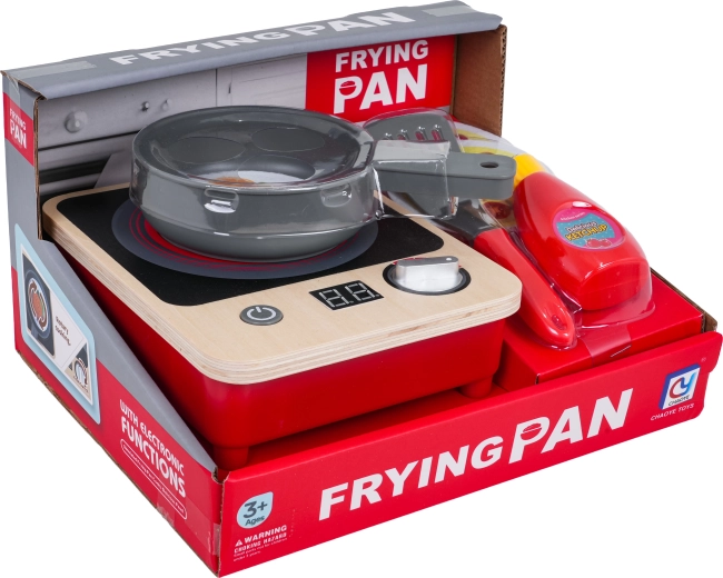Cuisinière en bois pour enfants avec accessoires
