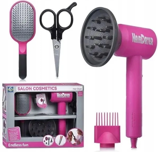 Set de coiffure pour enfants avec sèche-cheveux