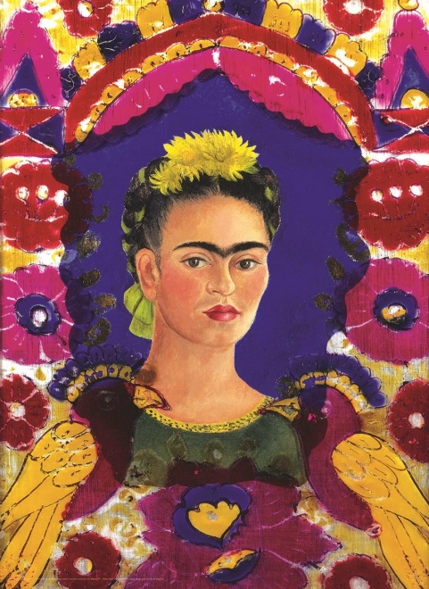 Puzzle Autoportrait Frida Kahlo 100 pièces