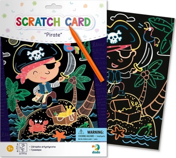Image à gratter Pirate