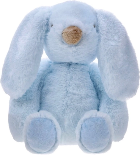 Lapin en peluche Charlotte 25 cm bleu