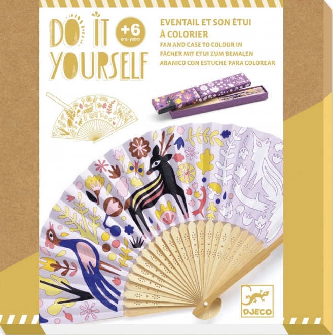 Éventail à colorier Djeco