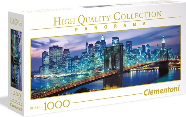 Puzzle panoramique 1000 New York – Pont de Brooklyn CLEMENTONI