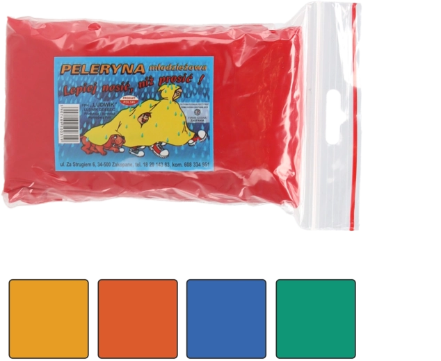 Poncho imperméable jeunesse unisexe