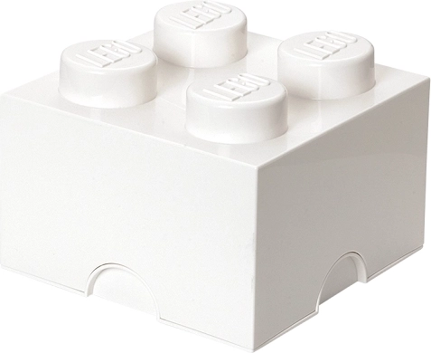 Boîte de rangement LEGO Brick 4 – blanche