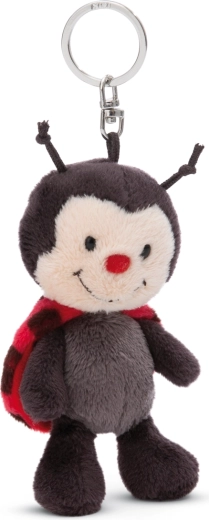 Nici porte-clés en peluche coccinelle 10 cm Green