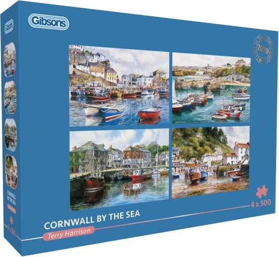 GIBSONS puzzle Cornouailles au bord de la mer – 4×500 pièces