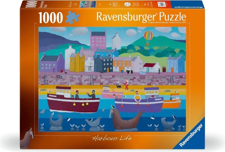 Puzzle Ravensburger Vie au port 1000 pièces
