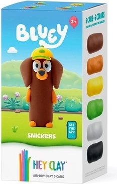 Hey Clay Bluey Snickers – kit avec 5 pots