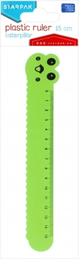 Règle en plastique grenouille 15 cm