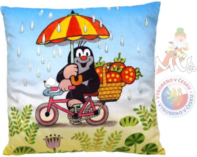 Moravská ústředna coussin Krtek et l’été 30 × 30 cm - 1 pièce