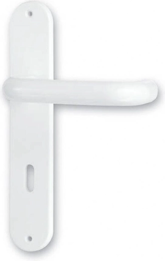 Poignée de porte STANDARD 72 plastique blanc