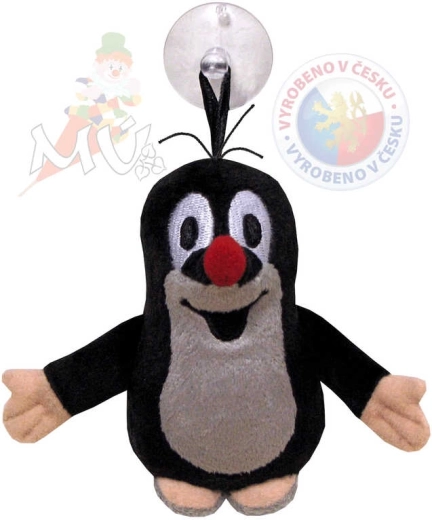 Moravská ústředna Krteček peluche avec ventouse - 1 pièce